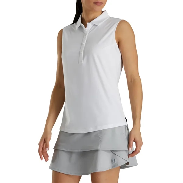 FootJoy Women's Solid Lisle Sleeveless Shirt - FootJoy Women's Solid Lisle Sleeveless Shirt - Image 1 of 3