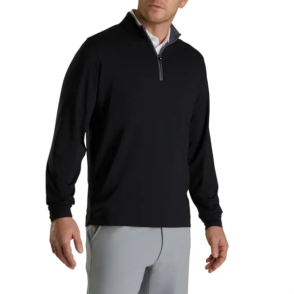 FootJoy Lightweight Solid Mid-Layer with Trim - FootJoy Lightweight Solid Mid-Layer with Trim - Image 1 of 6