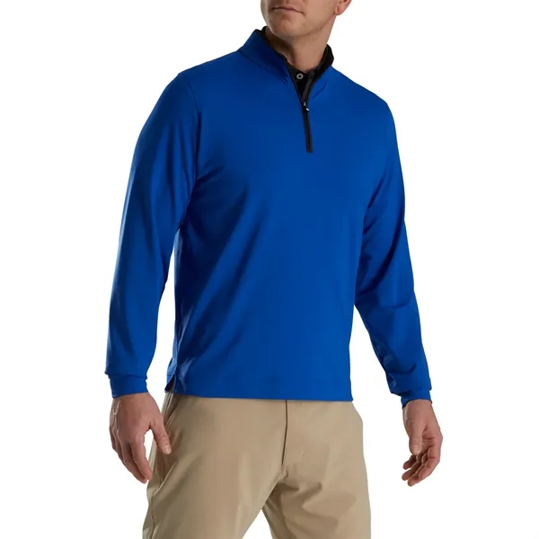 FootJoy Lightweight Solid Mid-Layer with Trim - FootJoy Lightweight Solid Mid-Layer with Trim - Image 4 of 6