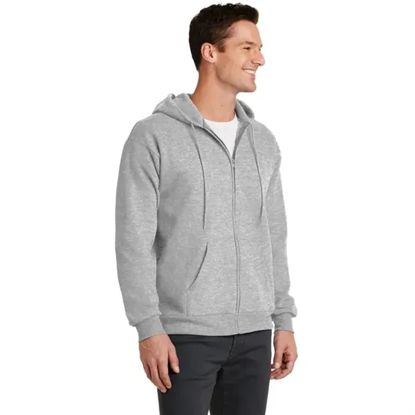 Port & Company - Core Fleece Full-Zip Hooded Sweatshirt. - Port & Company - Core Fleece Full-Zip Hooded Sweatshirt. - Image 0 of 32