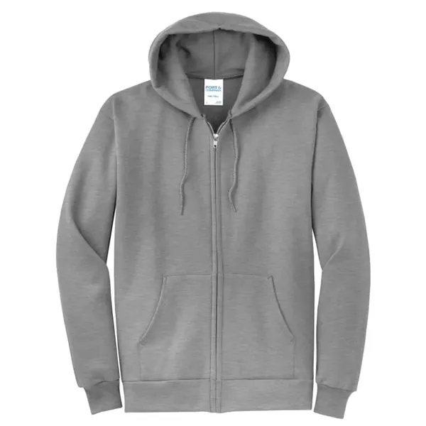 Port & Company - Core Fleece Full-Zip Hooded Sweatshirt. - Port & Company - Core Fleece Full-Zip Hooded Sweatshirt. - Image 3 of 32