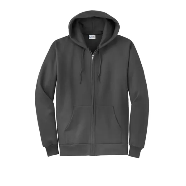 Port & Company - Core Fleece Full-Zip Hooded Sweatshirt. - Port & Company - Core Fleece Full-Zip Hooded Sweatshirt. - Image 6 of 32