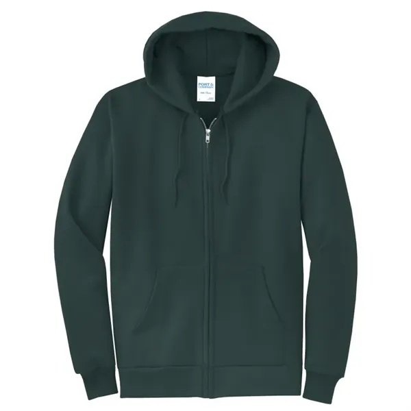 Port & Company - Core Fleece Full-Zip Hooded Sweatshirt. - Port & Company - Core Fleece Full-Zip Hooded Sweatshirt. - Image 8 of 32