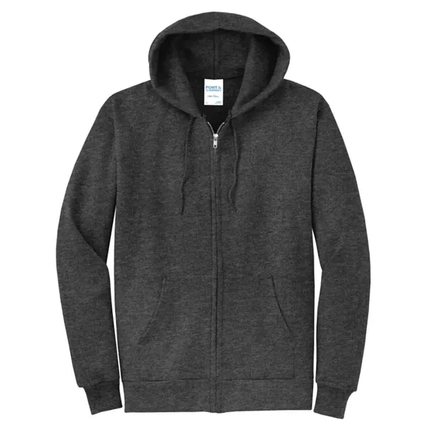 Port & Company - Core Fleece Full-Zip Hooded Sweatshirt. - Port & Company - Core Fleece Full-Zip Hooded Sweatshirt. - Image 10 of 32