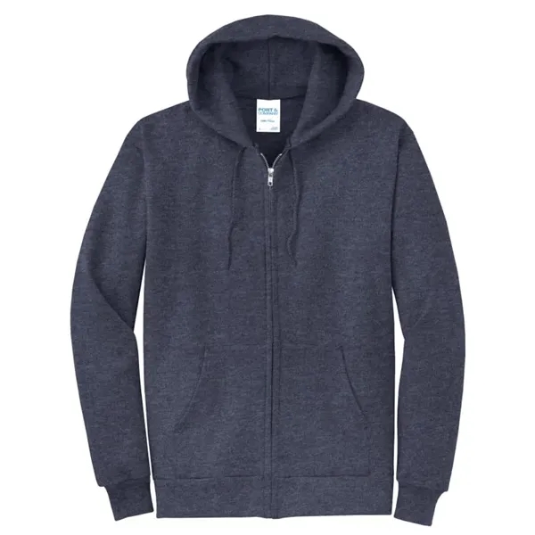 Port & Company - Core Fleece Full-Zip Hooded Sweatshirt. - Port & Company - Core Fleece Full-Zip Hooded Sweatshirt. - Image 12 of 32