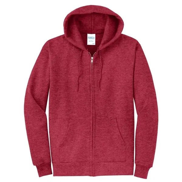 Port & Company - Core Fleece Full-Zip Hooded Sweatshirt. - Port & Company - Core Fleece Full-Zip Hooded Sweatshirt. - Image 13 of 32