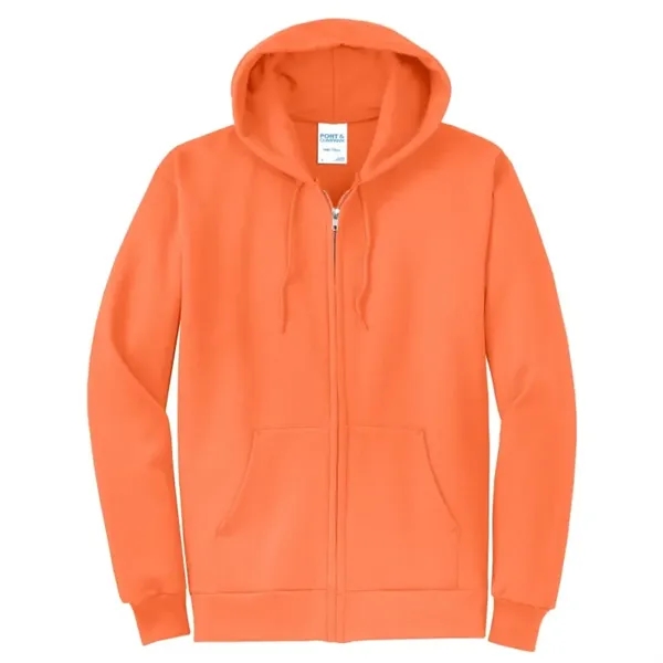 Port & Company - Core Fleece Full-Zip Hooded Sweatshirt. - Port & Company - Core Fleece Full-Zip Hooded Sweatshirt. - Image 22 of 32
