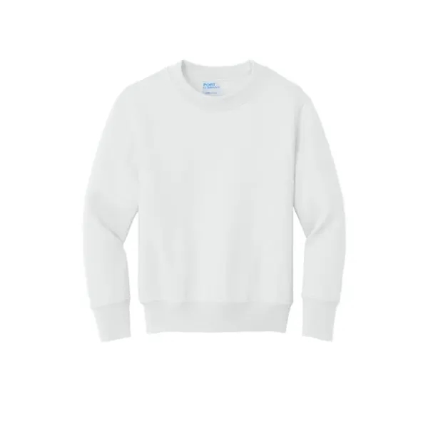 Port & Company Youth Core Fleece Crewneck Sweatshirt. - Port & Company Youth Core Fleece Crewneck Sweatshirt. - Image 1 of 15