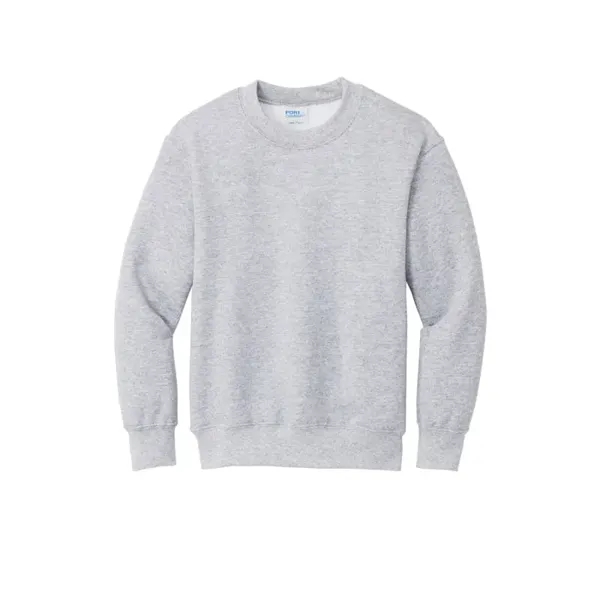 Port & Company Youth Core Fleece Crewneck Sweatshirt. - Port & Company Youth Core Fleece Crewneck Sweatshirt. - Image 2 of 15
