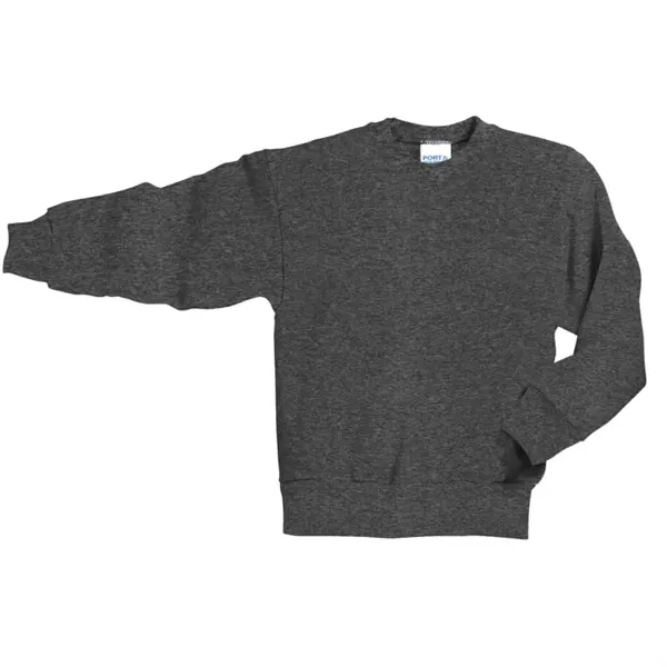 Port & Company Youth Core Fleece Crewneck Sweatshirt. - Port & Company Youth Core Fleece Crewneck Sweatshirt. - Image 7 of 15