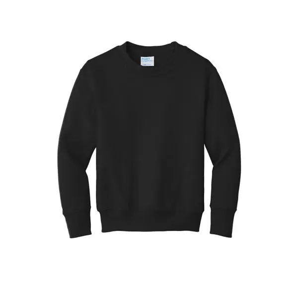 Port & Company Youth Core Fleece Crewneck Sweatshirt. - Port & Company Youth Core Fleece Crewneck Sweatshirt. - Image 8 of 15