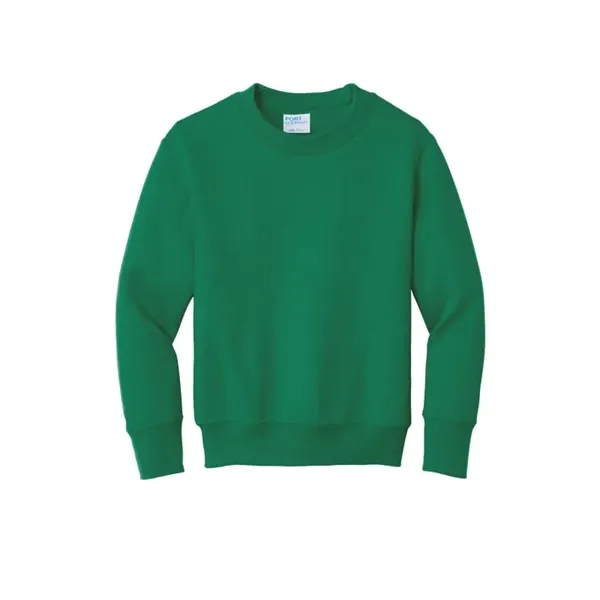 Port & Company Youth Core Fleece Crewneck Sweatshirt. - Port & Company Youth Core Fleece Crewneck Sweatshirt. - Image 9 of 15