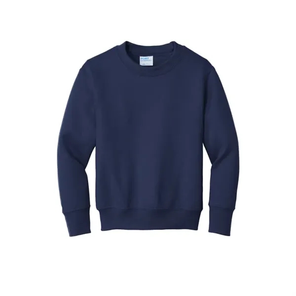 Port & Company Youth Core Fleece Crewneck Sweatshirt. - Port & Company Youth Core Fleece Crewneck Sweatshirt. - Image 11 of 15