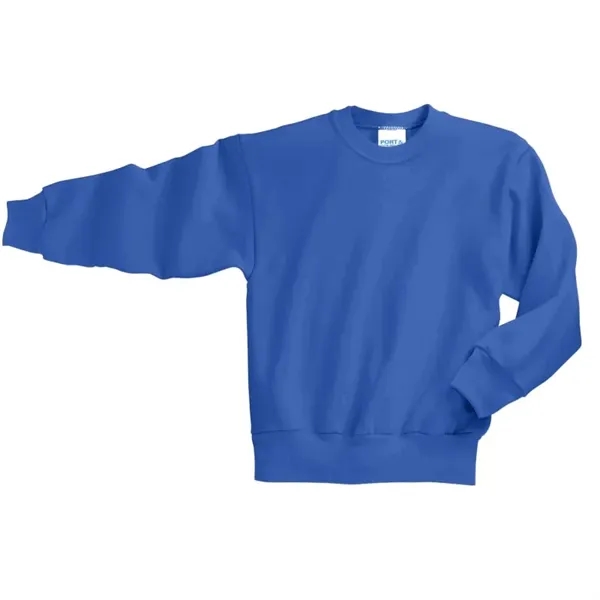 Port & Company Youth Core Fleece Crewneck Sweatshirt. - Port & Company Youth Core Fleece Crewneck Sweatshirt. - Image 14 of 15