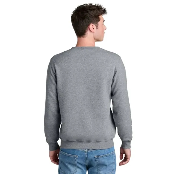 Port & Company Core Fleece Crewneck Pocket Sweatshirt - Port & Company Core Fleece Crewneck Pocket Sweatshirt - Image 0 of 8