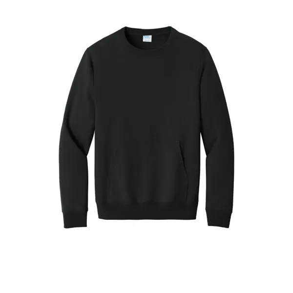 Port & Company Core Fleece Crewneck Pocket Sweatshirt - Port & Company Core Fleece Crewneck Pocket Sweatshirt - Image 4 of 8