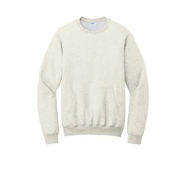 Port & Company Core Fleece Crewneck Pocket Sweatshirt - Port & Company Core Fleece Crewneck Pocket Sweatshirt - Image 5 of 8