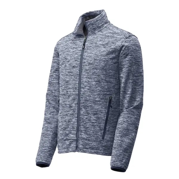 Sport-Tek PosiCharge Electric Heather Soft Shell Jacket. - Sport-Tek PosiCharge Electric Heather Soft Shell Jacket. - Image 3 of 3