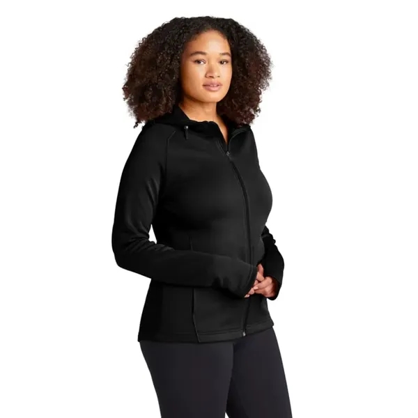 Sport-Tek Women's Tech Fleece Full-Zip Hooded Jacket. - Sport-Tek Women's Tech Fleece Full-Zip Hooded Jacket. - Image 0 of 5