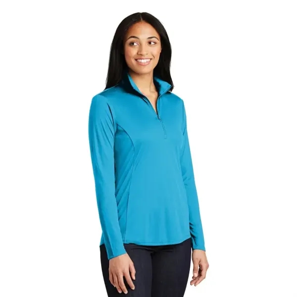 Sport-Tek Women's PosiCharge Competitor 1/4-Zip Pullover. - Sport-Tek Women's PosiCharge Competitor 1/4-Zip Pullover. - Image 0 of 11