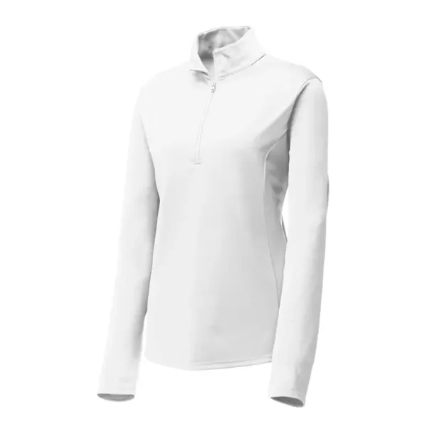 Sport-Tek Women's PosiCharge Competitor 1/4-Zip Pullover. - Sport-Tek Women's PosiCharge Competitor 1/4-Zip Pullover. - Image 1 of 11