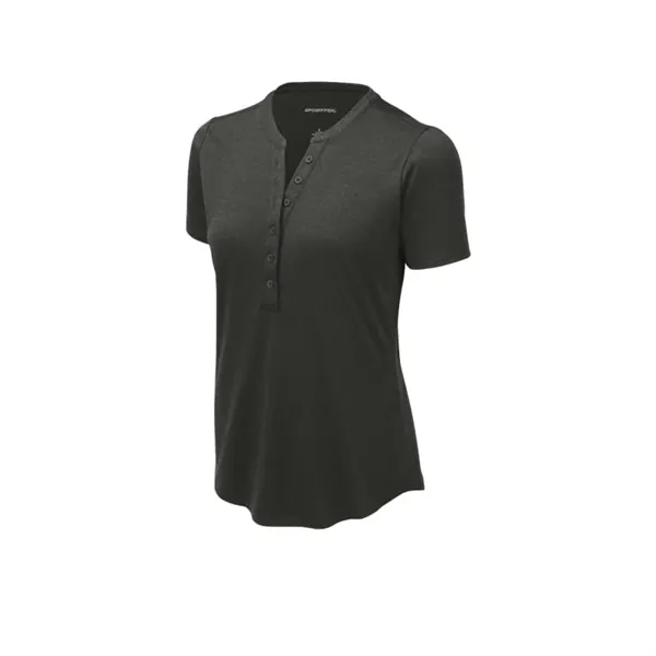 Sport-Tek Women's Endeavor Henley. - Sport-Tek Women's Endeavor Henley. - Image 1 of 4