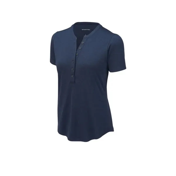 Sport-Tek Women's Endeavor Henley. - Sport-Tek Women's Endeavor Henley. - Image 2 of 4