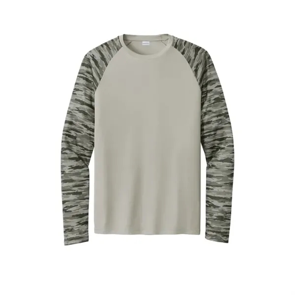 Sport-Tek Drift Camo Colorblock Long Sleeve Tee - Sport-Tek Drift Camo Colorblock Long Sleeve Tee - Image 4 of 6
