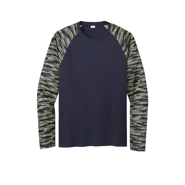 Sport-Tek Drift Camo Colorblock Long Sleeve Tee - Sport-Tek Drift Camo Colorblock Long Sleeve Tee - Image 5 of 6