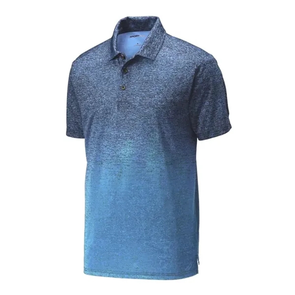 Sport-Tek Ombre Heather Polo. - Sport-Tek Ombre Heather Polo. - Image 1 of 5