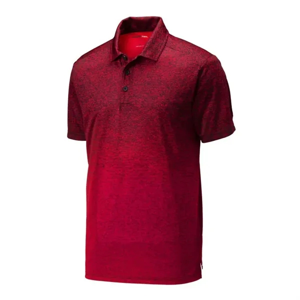 Sport-Tek Ombre Heather Polo. - Sport-Tek Ombre Heather Polo. - Image 2 of 5