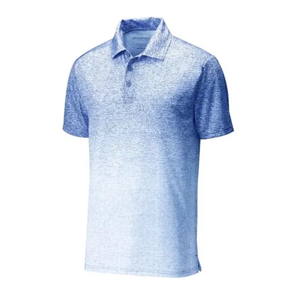 Sport-Tek Ombre Heather Polo. - Sport-Tek Ombre Heather Polo. - Image 5 of 5