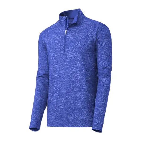 Sport-Tek Sport-Wick Stretch Reflective Heather 1/2-Zip P... - Sport-Tek Sport-Wick Stretch Reflective Heather 1/2-Zip P... - Image 4 of 4