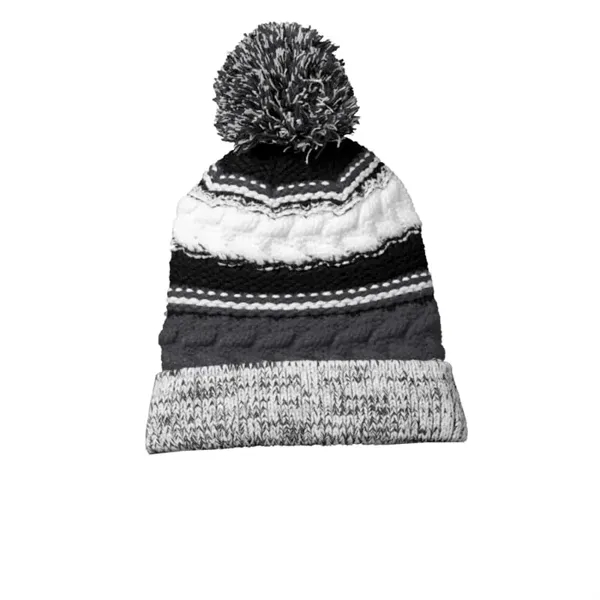 Sport-Tek Pom Pom Team Beanie. - Sport-Tek Pom Pom Team Beanie. - Image 2 of 9