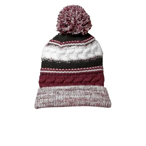Sport-Tek Pom Pom Team Beanie. - Sport-Tek Pom Pom Team Beanie. - Image 3 of 9