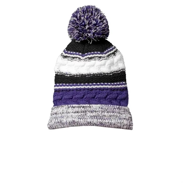 Sport-Tek Pom Pom Team Beanie. - Sport-Tek Pom Pom Team Beanie. - Image 5 of 9