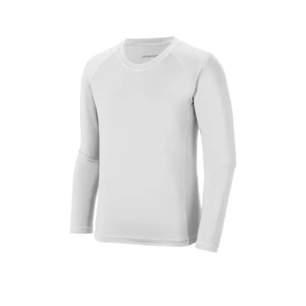 Sport-Tek Youth Long Sleeve Rashguard Tee. - Sport-Tek Youth Long Sleeve Rashguard Tee. - Image 1 of 5