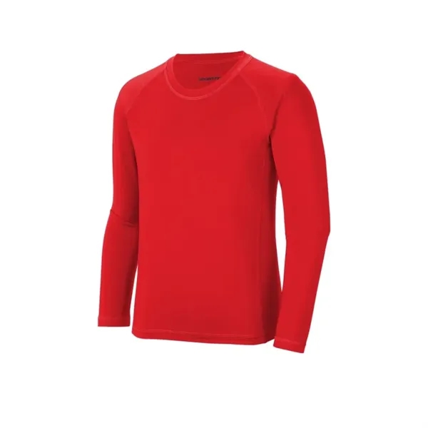 Sport-Tek Youth Long Sleeve Rashguard Tee. - Sport-Tek Youth Long Sleeve Rashguard Tee. - Image 4 of 5