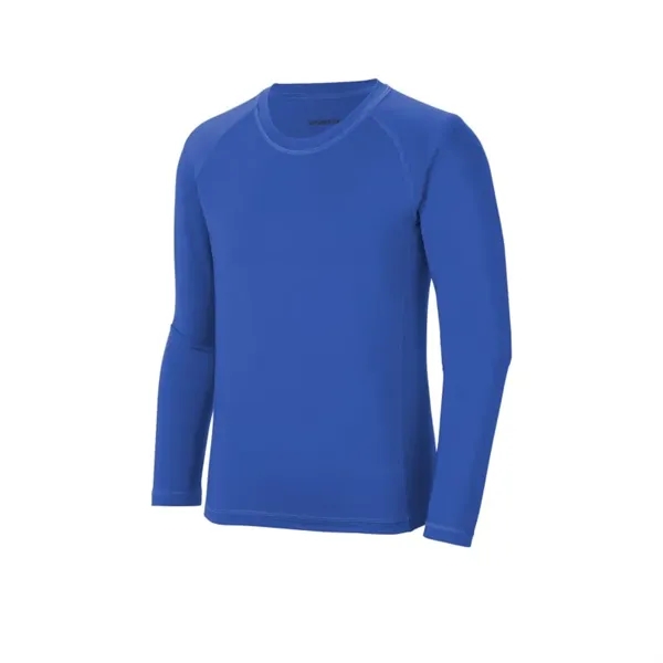 Sport-Tek Youth Long Sleeve Rashguard Tee. - Sport-Tek Youth Long Sleeve Rashguard Tee. - Image 5 of 5