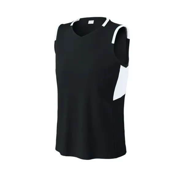 Sport-Tek Women's Club Sleeveless V-Neck - Sport-Tek Women's Club Sleeveless V-Neck - Image 1 of 7
