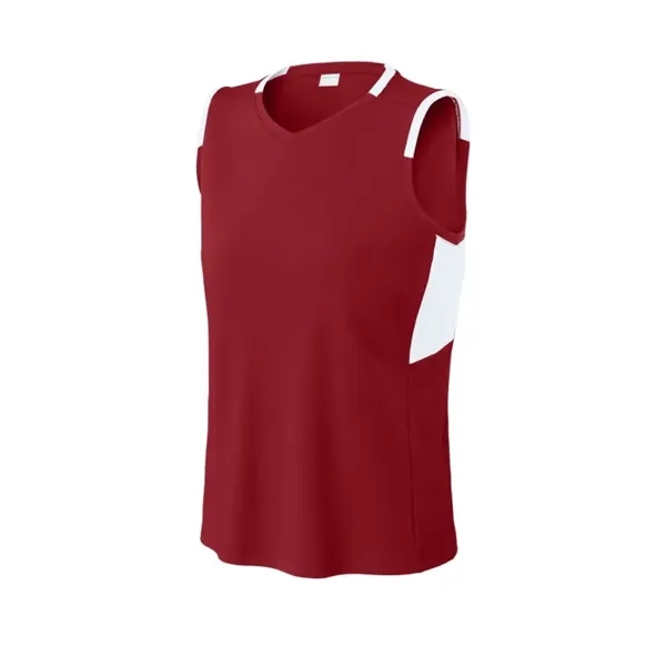 Sport-Tek Women's Club Sleeveless V-Neck - Sport-Tek Women's Club Sleeveless V-Neck - Image 2 of 7