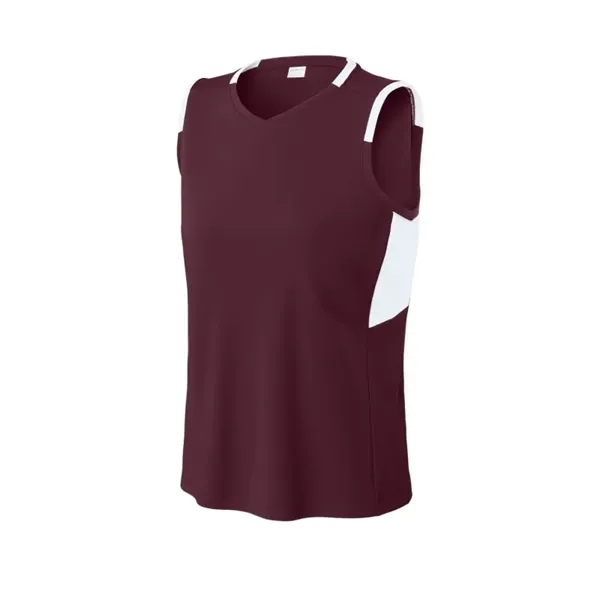 Sport-Tek Women's Club Sleeveless V-Neck - Sport-Tek Women's Club Sleeveless V-Neck - Image 4 of 7