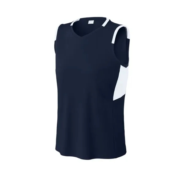 Sport-Tek Women's Club Sleeveless V-Neck - Sport-Tek Women's Club Sleeveless V-Neck - Image 5 of 7