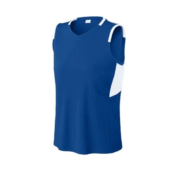 Sport-Tek Women's Club Sleeveless V-Neck - Sport-Tek Women's Club Sleeveless V-Neck - Image 6 of 7