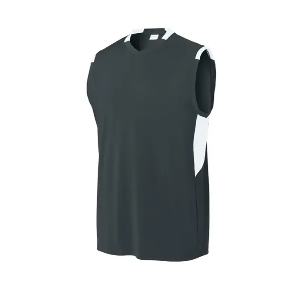 Sport-Tek Club Sleeveless V-Neck - Sport-Tek Club Sleeveless V-Neck - Image 3 of 7