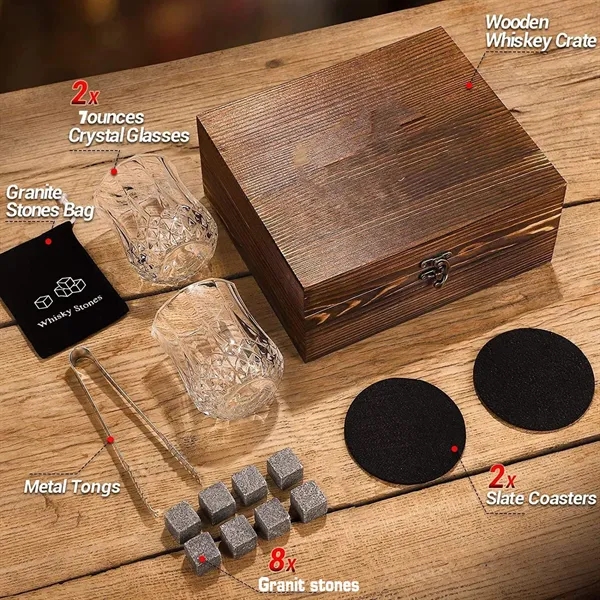 Custom Branded Whisky Tumbler Corporate Gift Set - Custom Branded Whisky Tumbler Corporate Gift Set - Image 2 of 3