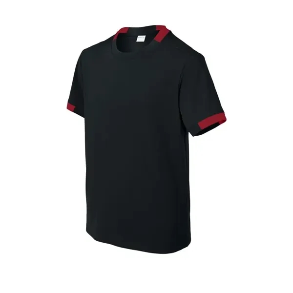 Sport-Tek Youth Club Short Sleeve Crew - Sport-Tek Youth Club Short Sleeve Crew - Image 2 of 13