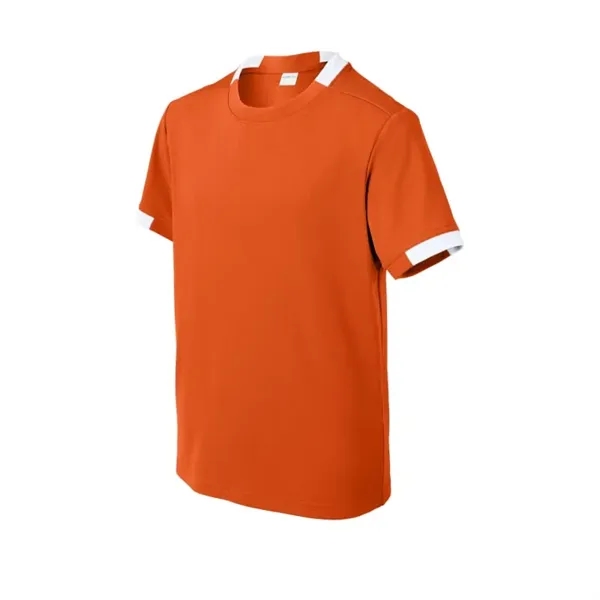 Sport-Tek Youth Club Short Sleeve Crew - Sport-Tek Youth Club Short Sleeve Crew - Image 4 of 13