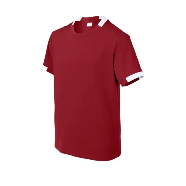 Sport-Tek Youth Club Short Sleeve Crew - Sport-Tek Youth Club Short Sleeve Crew - Image 5 of 13
