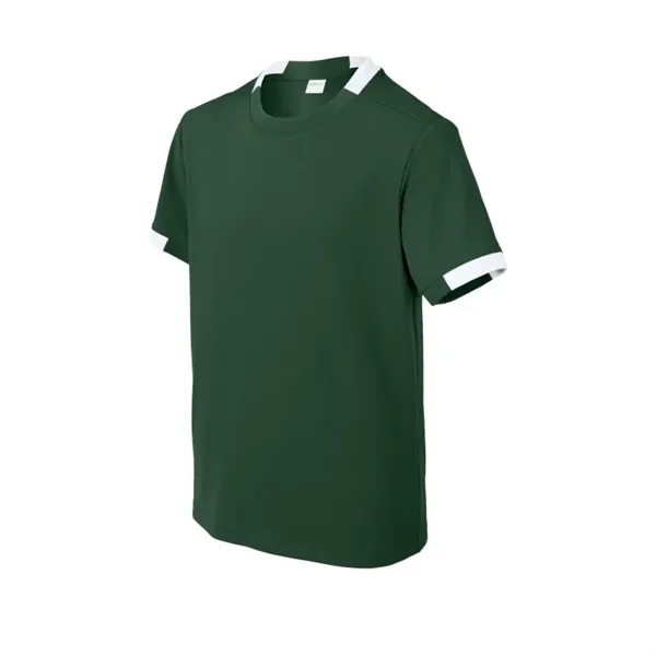 Sport-Tek Youth Club Short Sleeve Crew - Sport-Tek Youth Club Short Sleeve Crew - Image 6 of 13